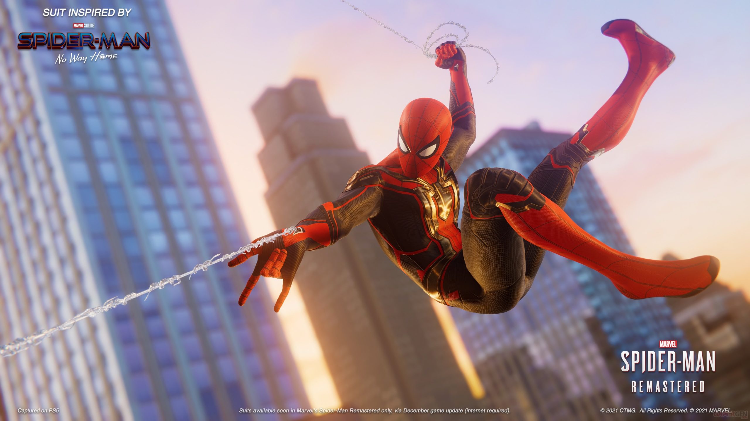 Ps5リマスター版 Marvel S Spider Man に映画 スパイダーマン ノー ウェイ ホーム のコスチュームが追加 Amecomi Info アメコミ インフォ